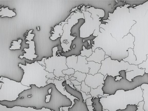 на карте отмечена доставка грузов из Европы