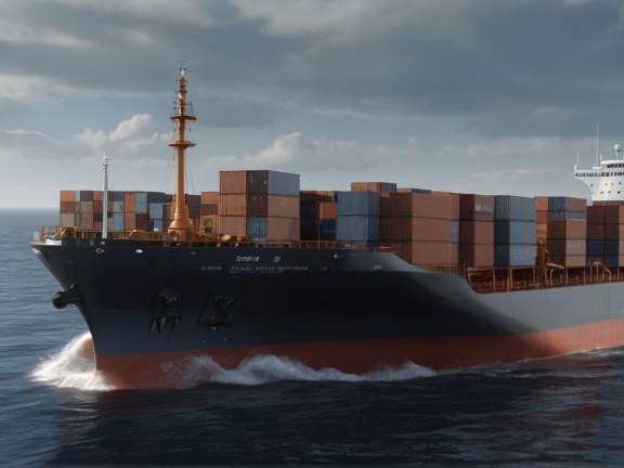 В большой торговый порт