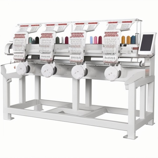 Четырехголовочная вышивальная машина