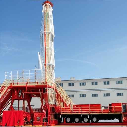 Буровая с диспетчерским пунктом